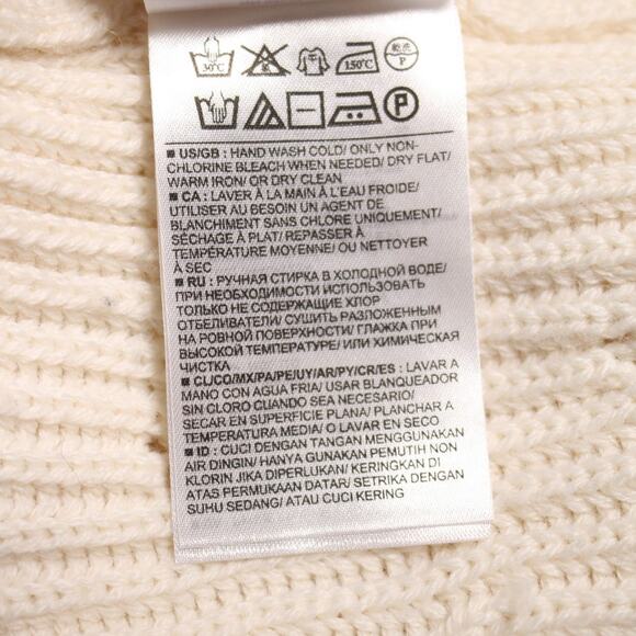 Banana Republic Italian Yarn Merino Wool Turtleneck Sweater Cream Size M - Picture 8 of 10